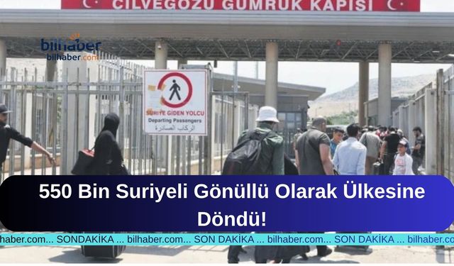 Suriyelilerin Vatanlarına Dönüş Rakamları Ortaya Çıktı