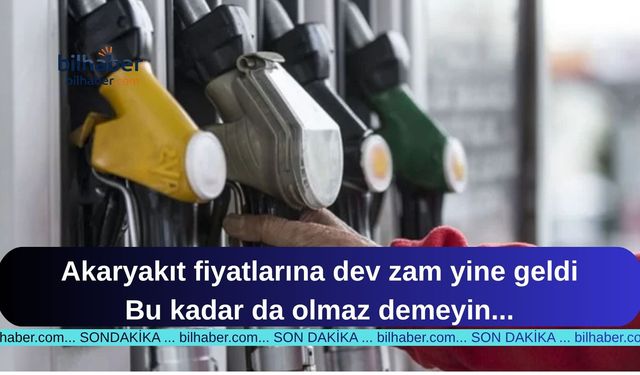 Akaryakıt Fiyatlarında Dev Zam Dalgası Başladı