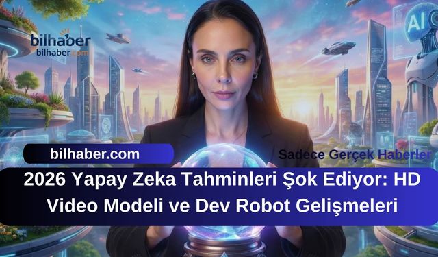 2026 Yapay Zeka Tahminleri Şok Ediyor: HD Video Modeli ve Dev Robot Gelişmeleri