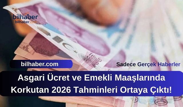 Asgari Ücret ve Emekli Maaşlarında Korkutan 2026 Tahminleri Ortaya Çıktı!