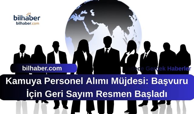 Kamuya Personel Alımı Müjdesi: Başvuru İçin Geri Sayım Resmen Başladı