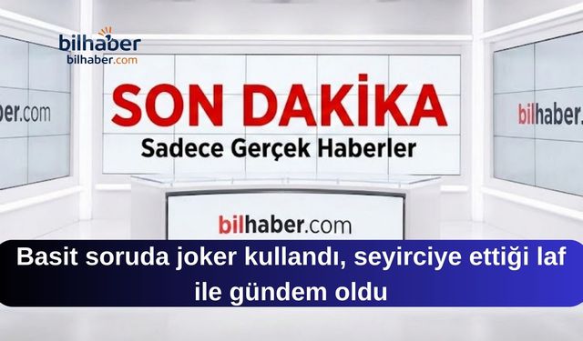 Kim Milyoner Olmak İster'de Şok An