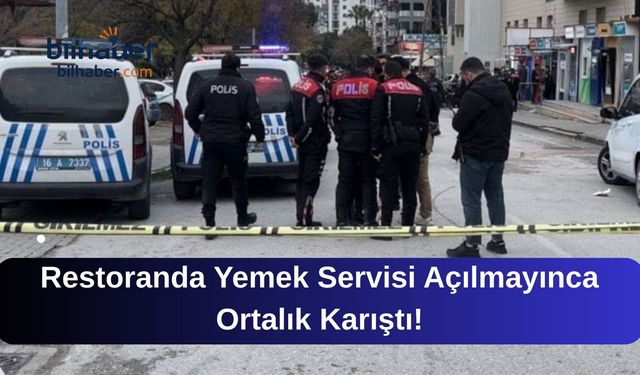 Restoranda Yemek Servisi Açılmayınca Ortalık Karıştı!