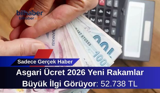 Asgari Ücret 2026 Yeni Rakamlar Büyük İlgi Görüyor