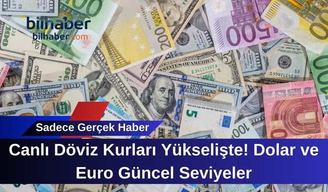 Canlı Döviz Kurları Yükselişte! Dolar ve Euro Güncel Seviyeler
