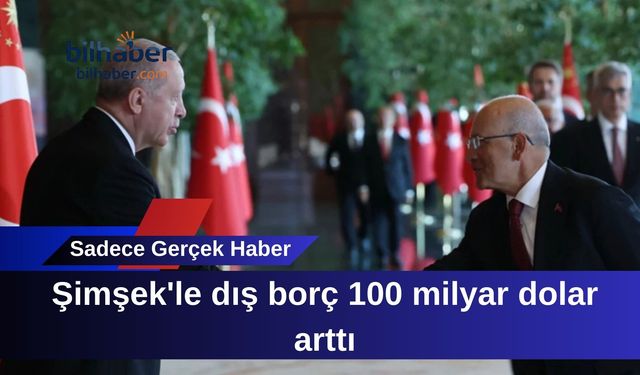 Dış Borç Stoğu Şimşek Döneminde Rekor Arttı