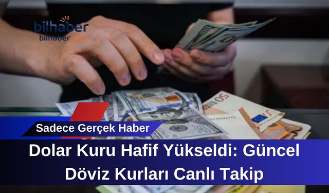 Dolar Kuru Hafif Yükseldi: Güncel Döviz Kurları Canlı Takip