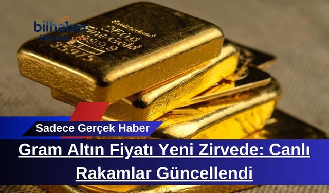 Gram Altın Fiyatı Yeni Zirvede: Canlı Rakamlar Güncellendi