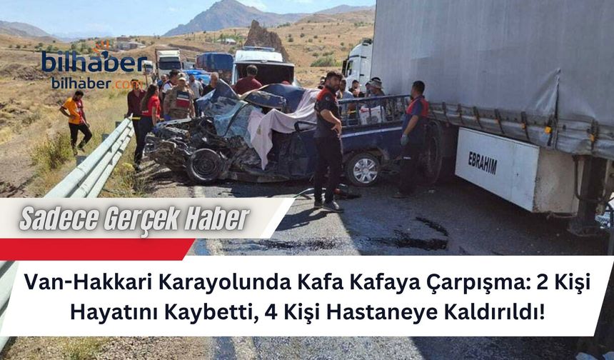 Van-Hakkari Karayolunda Yaşanan Çarpışma Olayı