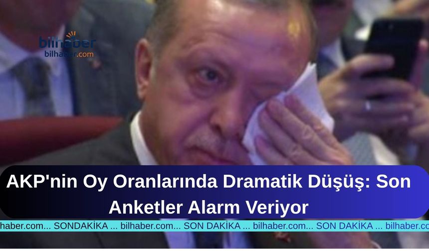 AKP'nin Oy Oranlarında Dramatik Düşüş: Son Anketler Alarm Veriyor