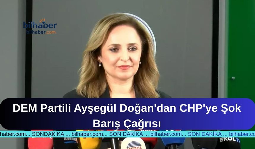 DEM Partili Ayşegül Doğan'dan CHP'ye Şok Barış Çağrısı