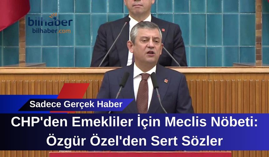 CHP'den Emekliler İçin Meclis Nöbeti: Özgür Özel'den Sert Sözler